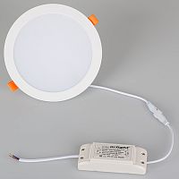 Встраиваемая LED панель ARLIGHT DL-BL180-18W White 220V 180*28мм 1620lm круглая, белая