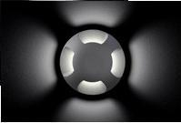 Встраиваемый TURIN-4 (LWE-064) NW (4 луча) холодно белый, 3W 700мА светильник для стен
