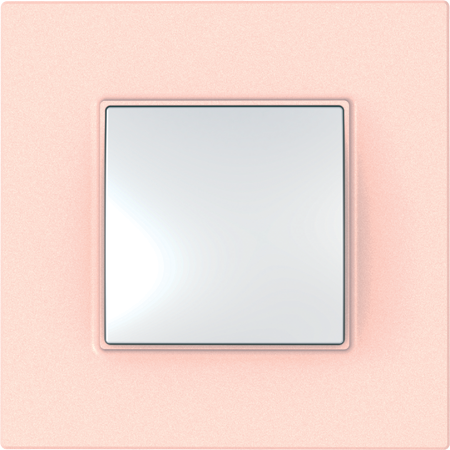 Unica Quadro (MGU4.702.37) Декор. рамка 1 пост, розовый жемчуг