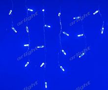Arlight Гирлянда "БАХРОМА" ARD-EDGE-CLASSIC-2400x600-CLEAR-88LED-STD BLUE синяя прозрачный ПВХ IP65