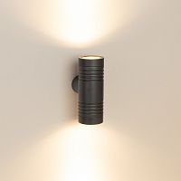 Настенный светильник Arlight KT-RAY-WALL-TWIN-R46-2x3W Warm3000 (GR, 24 deg, 24V)