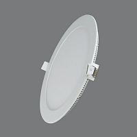 Встраиваемая LED панель 102R-18W-3000K 220*20мм 1260lm круглая, белая
