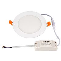 Встраиваемая LED панель ARLIGHT DL-142M-13W White 220V 142*25мм 1040lm круглая, белая
