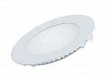Встраиваемая LED панель ARLIGHT DL-148М-9W Warm White 220V 148*13мм 700lm круглая, белая АКЦИЯ!