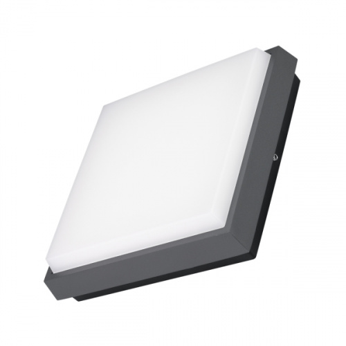 Накладной светильник Arlight LGD-AREA-S175x175-10W Warm3000 (GR, 110 deg, 230V) IP54