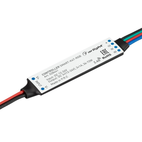 Контроллер RGB приемник Arlight SMART-K47-RGB (12-24V, 3x1A, 2.4G)