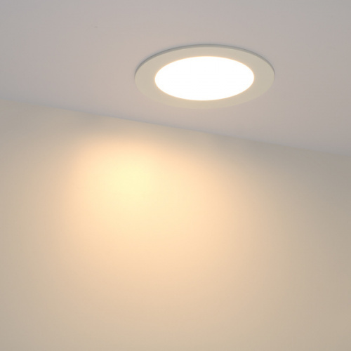 Встраиваемая LED панель ARLIGHT DL-142M-13W DayWhite 220V 142*13мм 1040lm круглая, белая