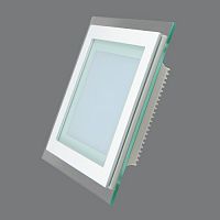 Встраиваемая LED панель стекло 705SQ-12W-4000K 160*160*40mm 1200Lm квадратная
